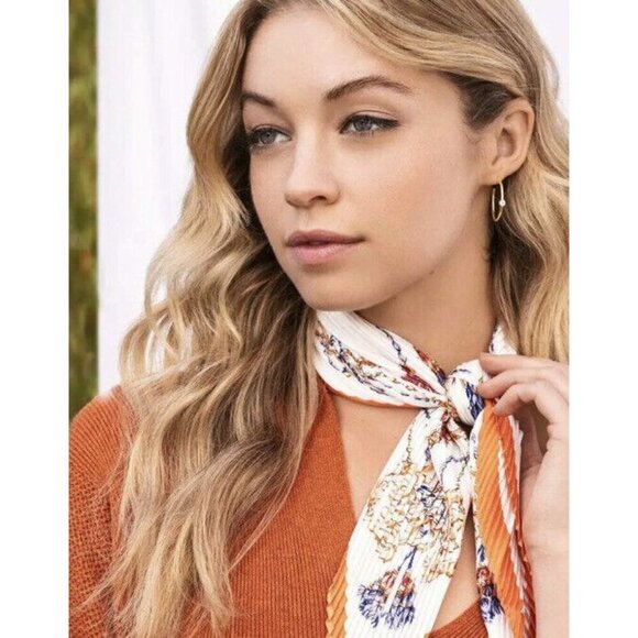 Marrin Costello Mystique Hoops Topaz Gold-Plated Sterling Silver Classic Mature - Picture 4 of 7